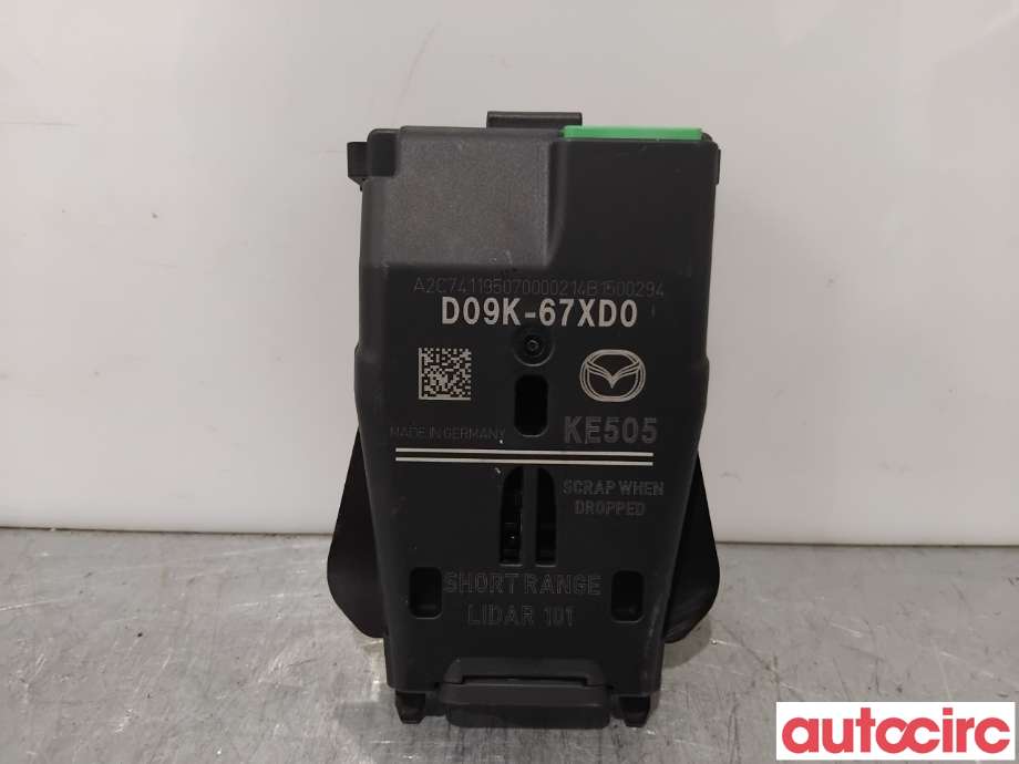 Sensor radar til Mazda 2 2015-2019 (Type III, Fase 1)  (MAZDA|D09K-67-XD0B||D09K-67XD0)