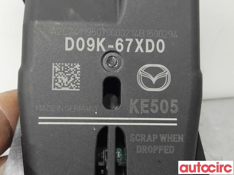 Sensor radar til Mazda 2 2015-2019 (Type III, Fase 1)  (MAZDA|D09K-67-XD0B||D09K-67XD0)