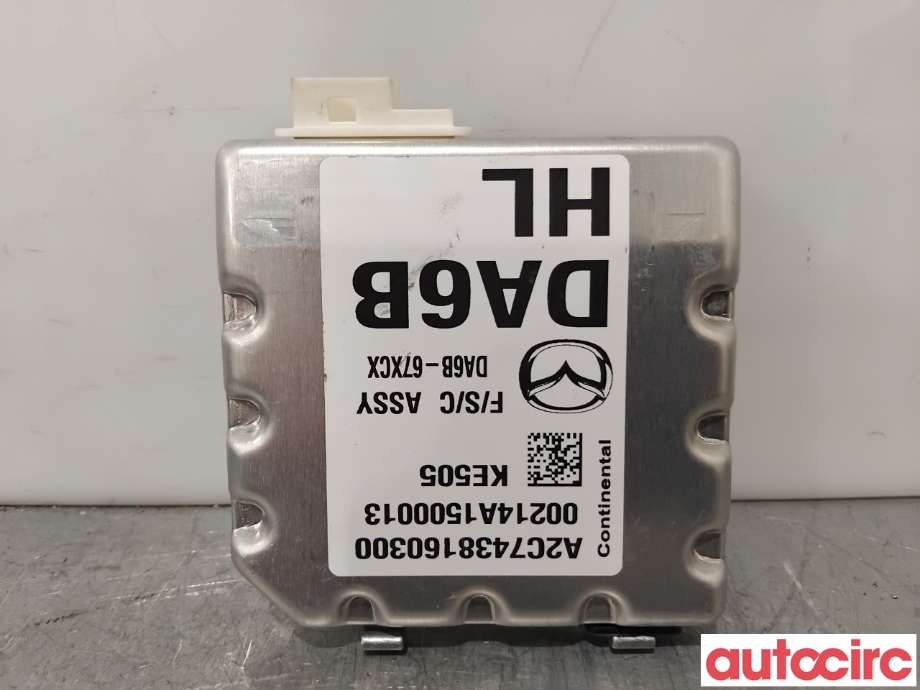 Kamera til Mazda 2 2015-2019 (Type III, Fase 1)  (MAZDA|DA6B-67-XCX|A2C7438160300|DA6B-67XCX)