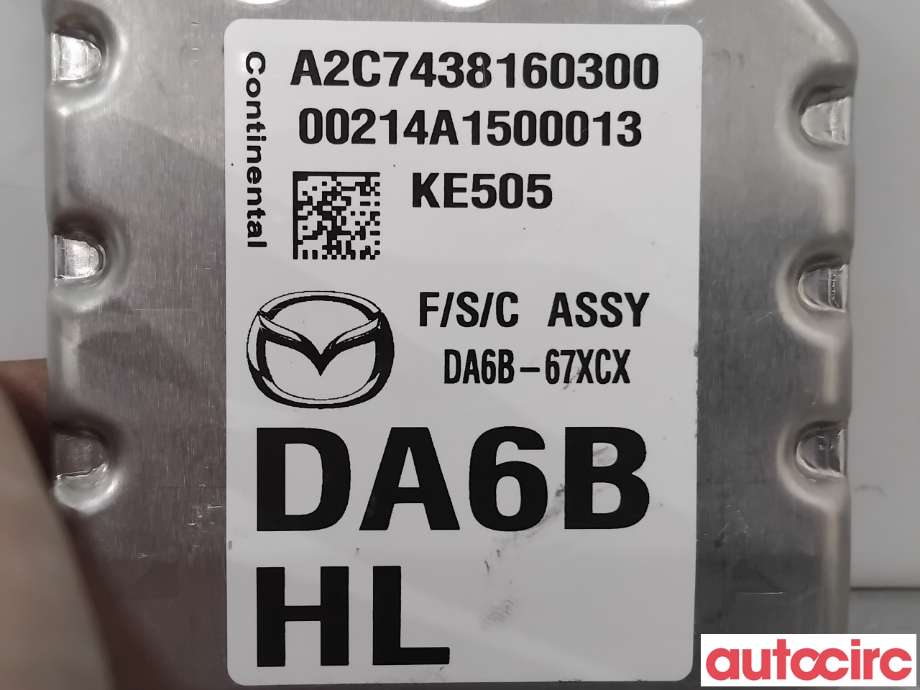 Kamera til Mazda 2 2015-2019 (Type III, Fase 1)  (MAZDA|DA6B-67-XCX|A2C7438160300|DA6B-67XCX)