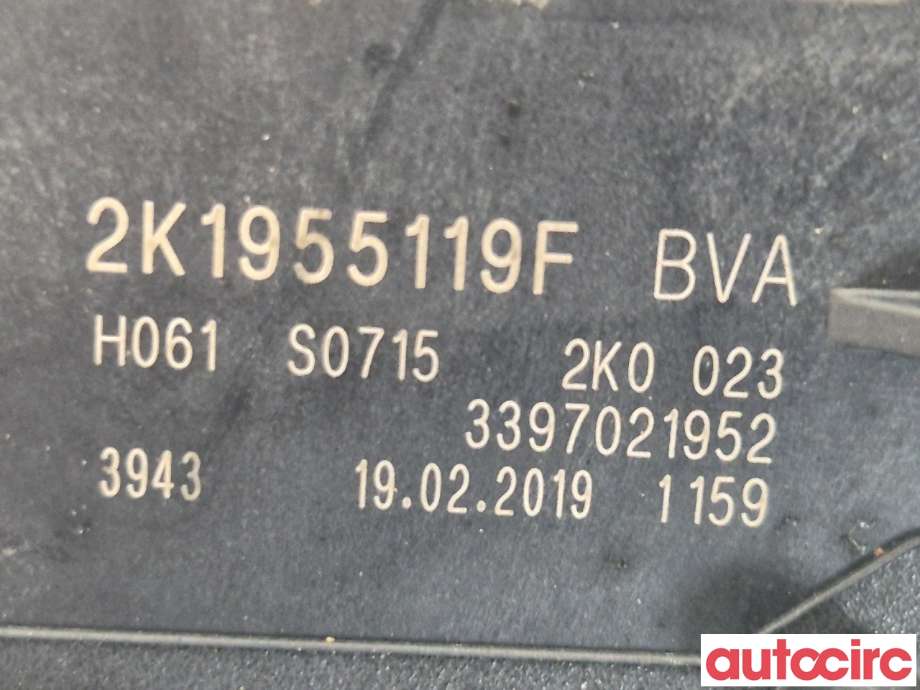 Viskermotor frontrute til VW Caddy 2015-2020 (Type III, Fase 3)  (VOLKSWAGEN|2K1955023J|1397220709)