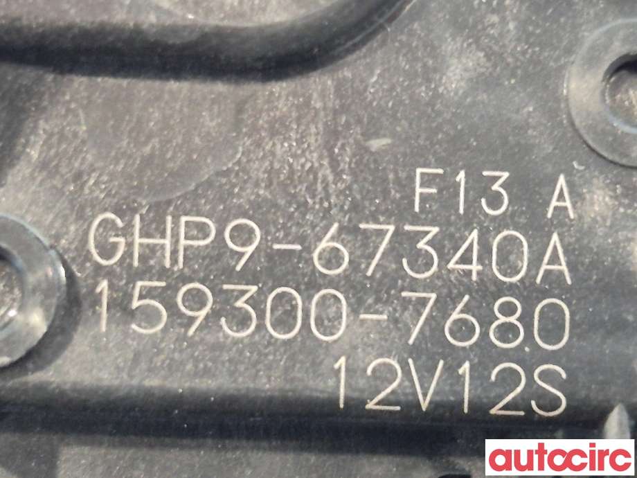 Viskermotor frontrute til Mazda 6 2015-2018 (Type III, Fase 2)  (MAZDA|GHP9-67-340A|159300-7680|GHP9-67340A)