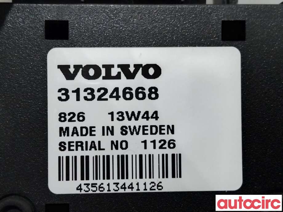Dashbord telefon til Volvo XC60 2014-2017 (Type I, Fase 2)  (VOLVO|31494702||31324668)