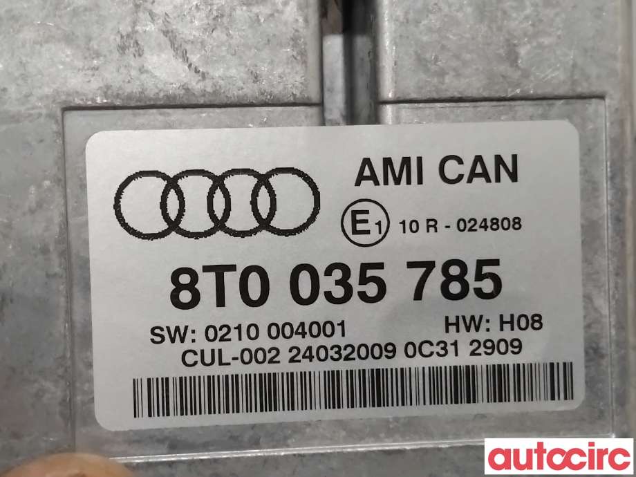 Bilstereo diverse til Audi Q5 2008-2012 (Type I, Fase 1)  (AUDI|8T0057785|8T0035785|8T0057785A)