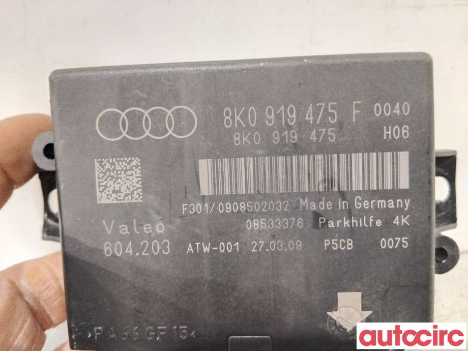 Styreenhet parkering til Audi Q5 2008-2012 (Type I, Fase 1)  (AUDI|8K0919475T|604203|8K0919475F)