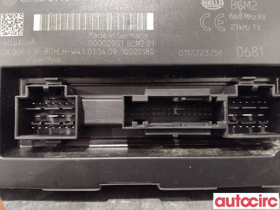 Styreenhet comfort (BCM) til Audi Q5 2008-2012 (Type I, Fase 1)  (AUDI|8K0907064CQ|5DK009918-80|5K0907064P)