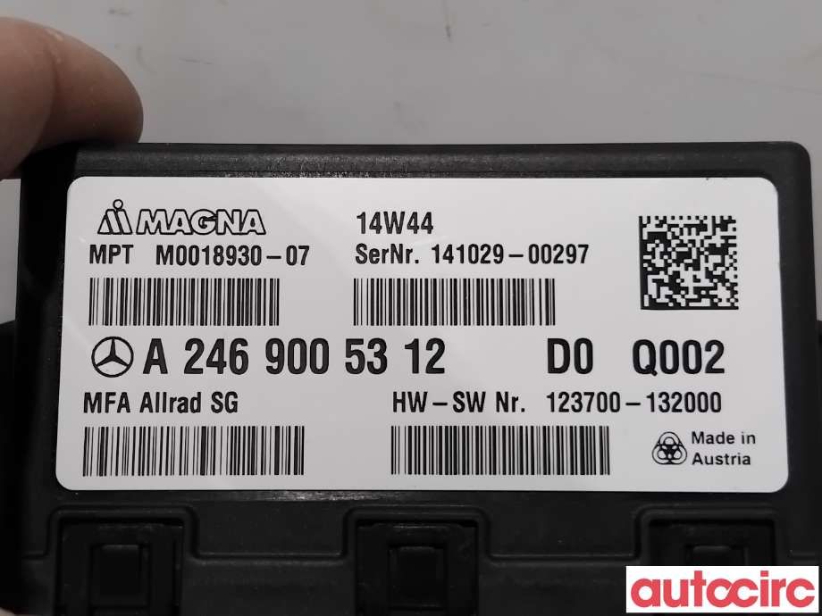 Styreenhet 4WD til Mercedes A-Klasse 2012-2018 (W176) (W176) (MERCEDES|A2469005312|123700-132000)