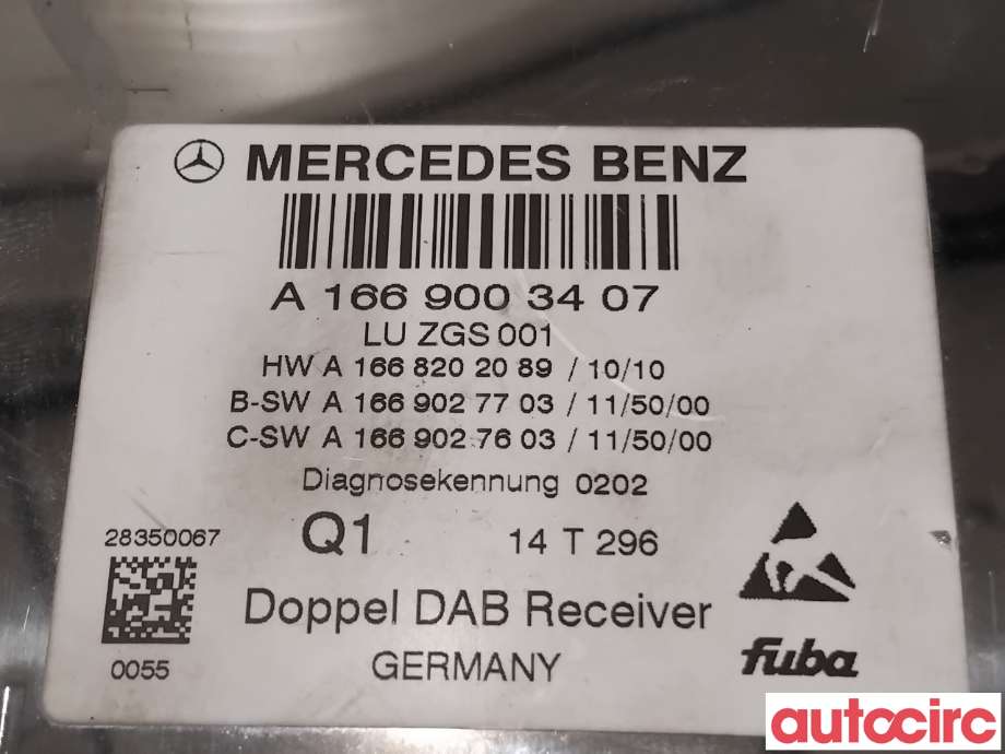 Bilstereo diverse til Mercedes A-Klasse 2012-2018 (W176) (W176) (MERCEDES|A1669003407|A1668202089|A1669007616)