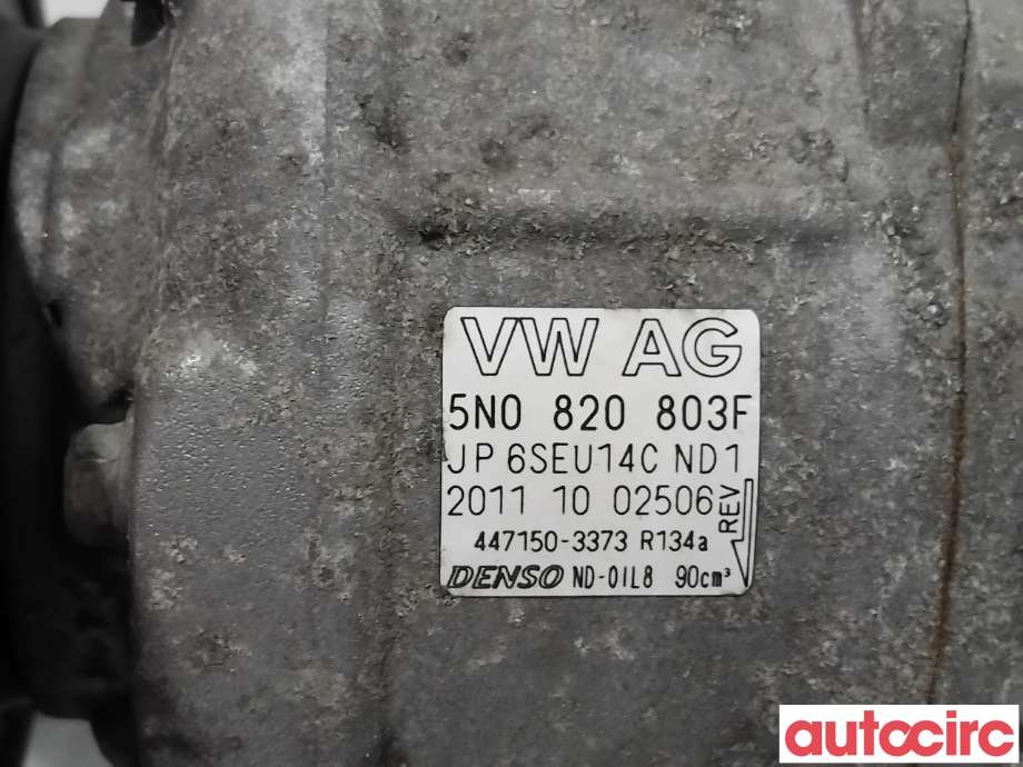 Aircondition kompressor til VW Tiguan 2011-2016 (Type I, Fase 2)  (VOLKSWAGEN|5K0820803X|447150-3373|1K0820808F)
