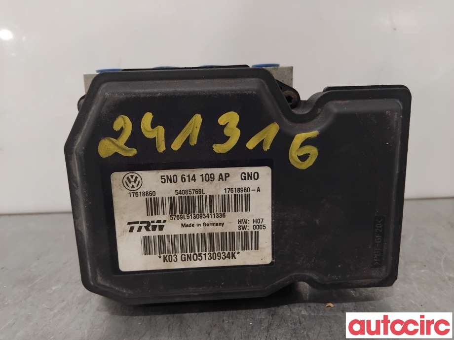 ABS sentral til VW Tiguan 2011-2016 (Type I, Fase 2)  (VOLKSWAGEN|5N0614109BK|54085769L|5N0614109CN)