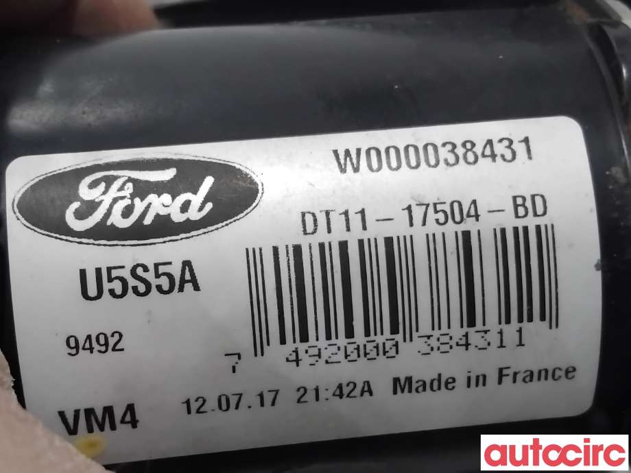 Viskermotor frontrute til Ford Transit Connect 2013-2018 Type II, Fase 1  (FORD|2080411|W000038431|DT11-17504-BD)