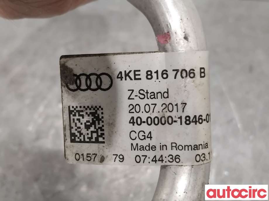 Aircondition rør til Audi e-tron 2018-->>  (AUDI|4KE816706B|)