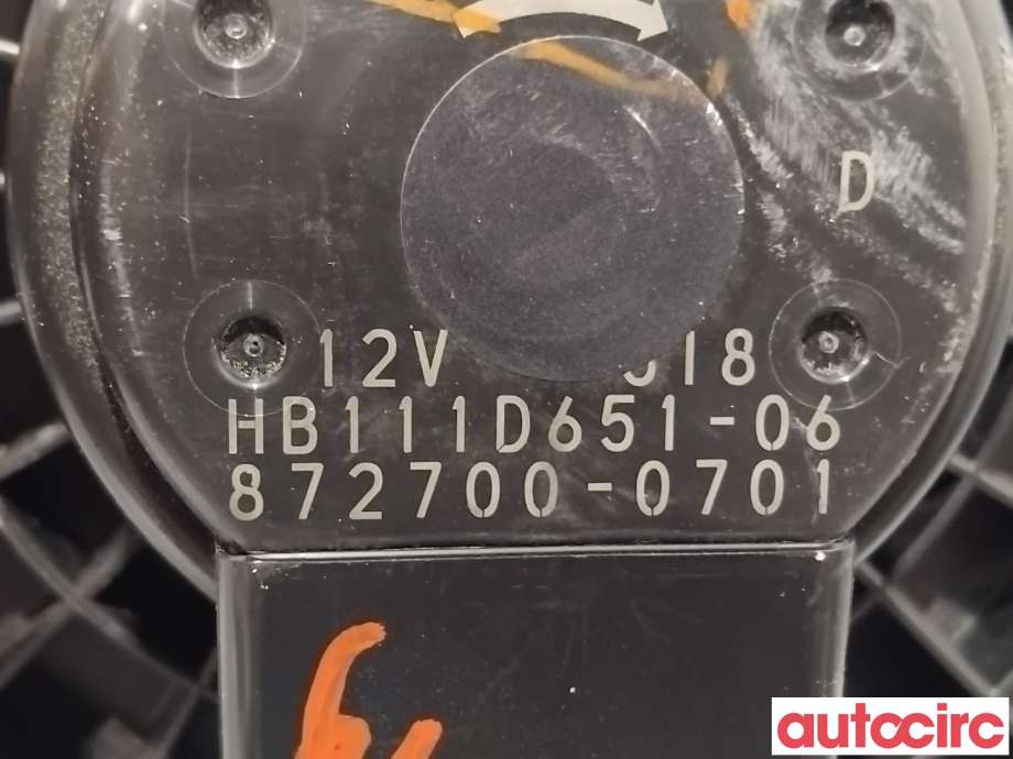 Varmeapparat motor til Mazda CX-5 2012-2017 (Type I)  (MAZDA|KD45-61-B10|872700-0701|)