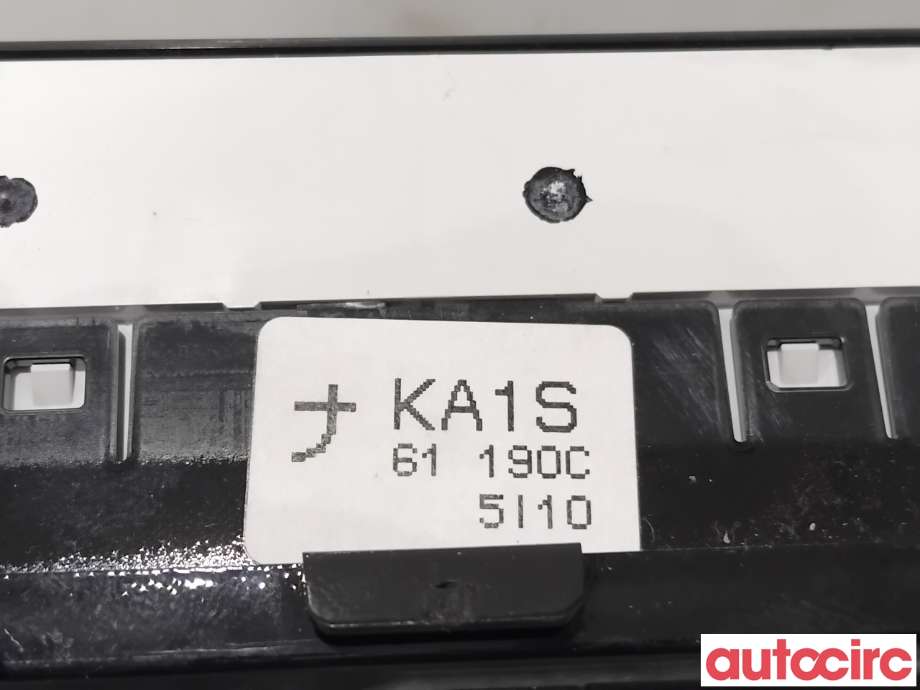 Varmeapparat betjening til Mazda CX-5 2012-2017 (Type I)  (MAZDA|KA1S-61-190D||KA1S61190C)
