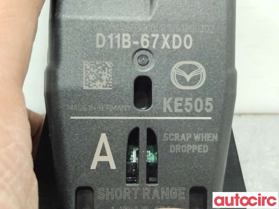 Sensor radar til Mazda CX-5 2012-2017 (Type I) (MAZDA|D11B-67-XD0B||D11B-67XD0)