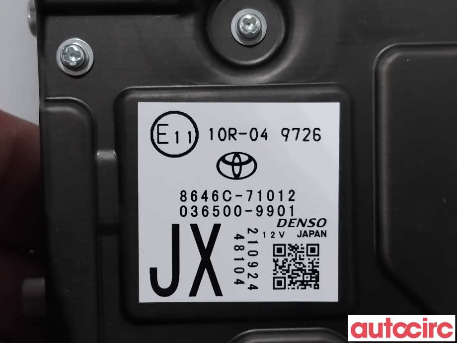 Sensor radar til Toyota Hilux 2020-->> (TOYOTA|8646C71012|036500-9901|8646C-71012)