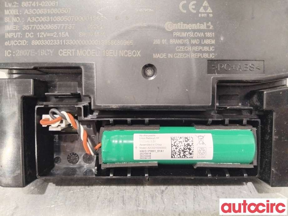 Dashbord telefon til Toyota Hilux 2020-->>  (TOYOTA|8674002160|A3C0631080507|86740-02160)