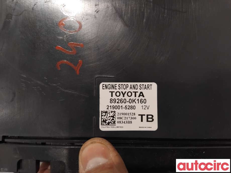 Styreenhet tenning til Toyota Hilux 2020-->>  (TOYOTA|892600K160|219001-5280|89260-0K160)