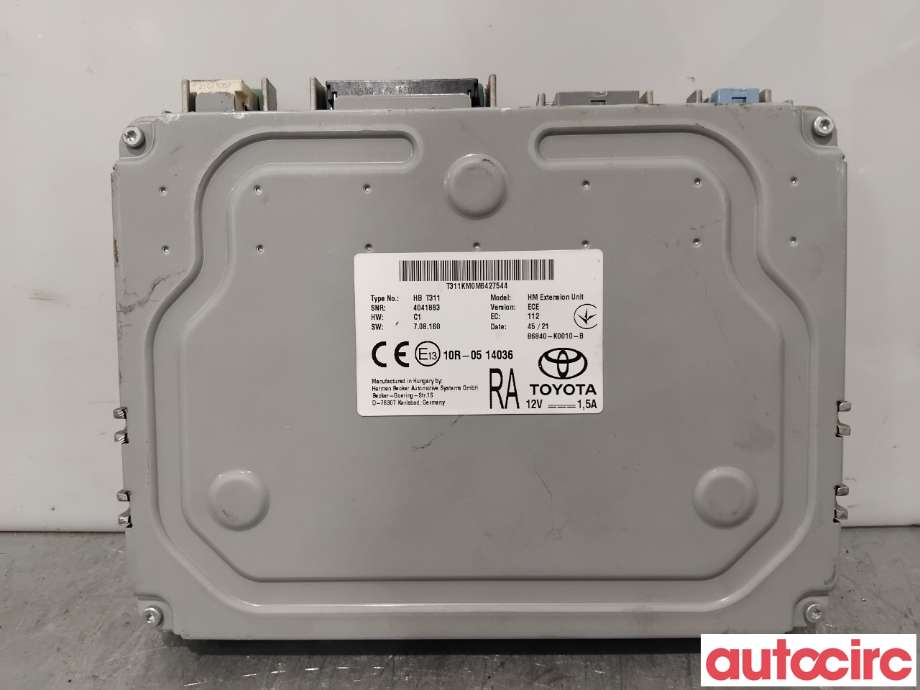 Styreenhet diverse til Toyota Hilux 2020-->>  (TOYOTA|86840K0010|HBT311|86840-K0010)