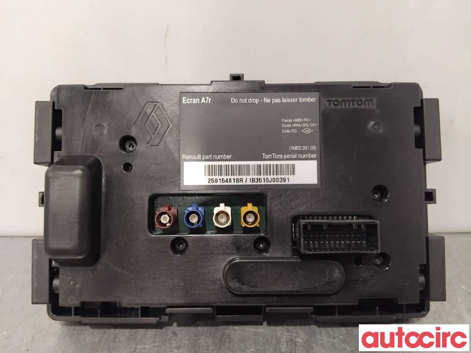 Instrument kjørecomputer til Renault Laguna 2011-2014 Type III, Fase 2  (RENAULT|259154618R|)