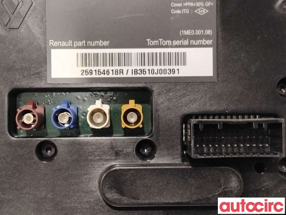 Instrument kjørecomputer til Renault Laguna 2011-2014 Type III, Fase 2  (RENAULT|259154618R|)