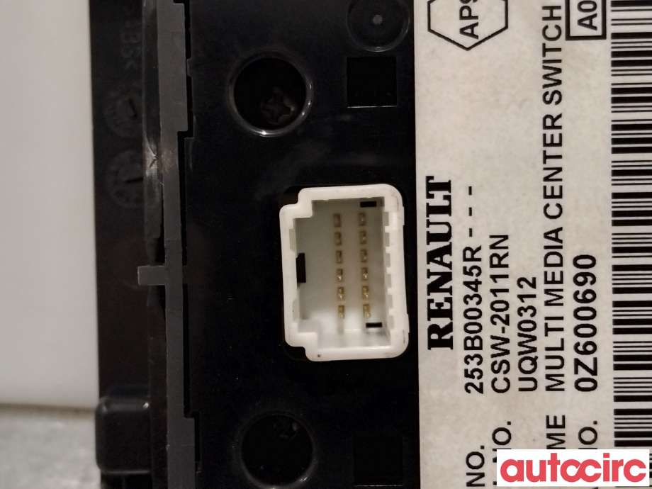 Bryter diverse til Renault Laguna 2011-2014 Type III, Fase 2  (RENAULT|253B00345R|CSW-2011RN|253B02542R)