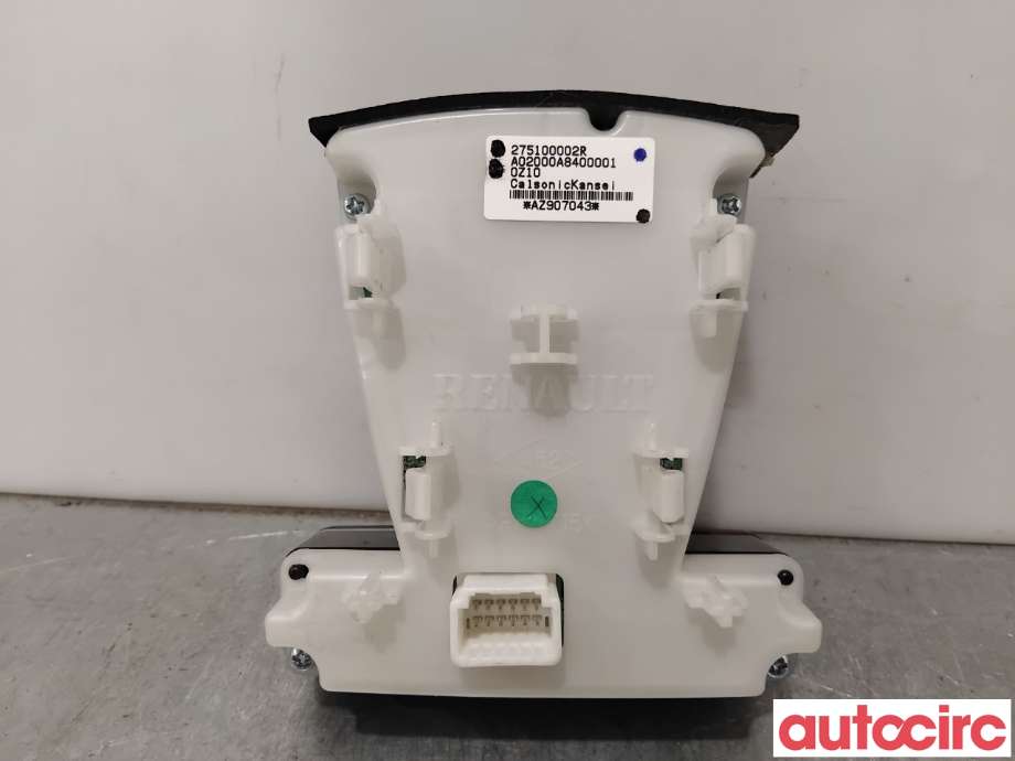 Varmeapparat betjening til Renault Laguna 2011-2014 Type III, Fase 2  (RENAULT|275100002R|)