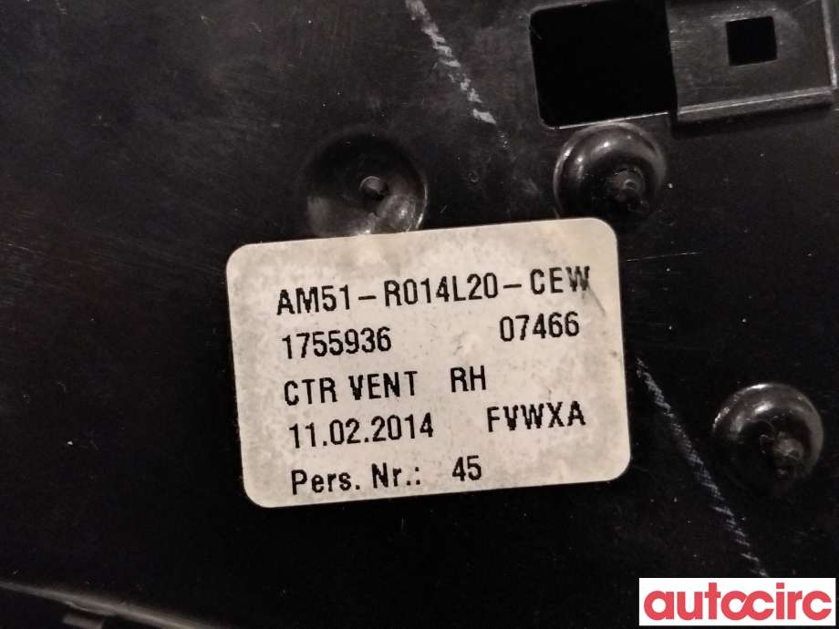 Dashbord friskluftdyse til Ford Kuga 2013-2019  (FORD|1910085||AM51-R014L20-CEW)