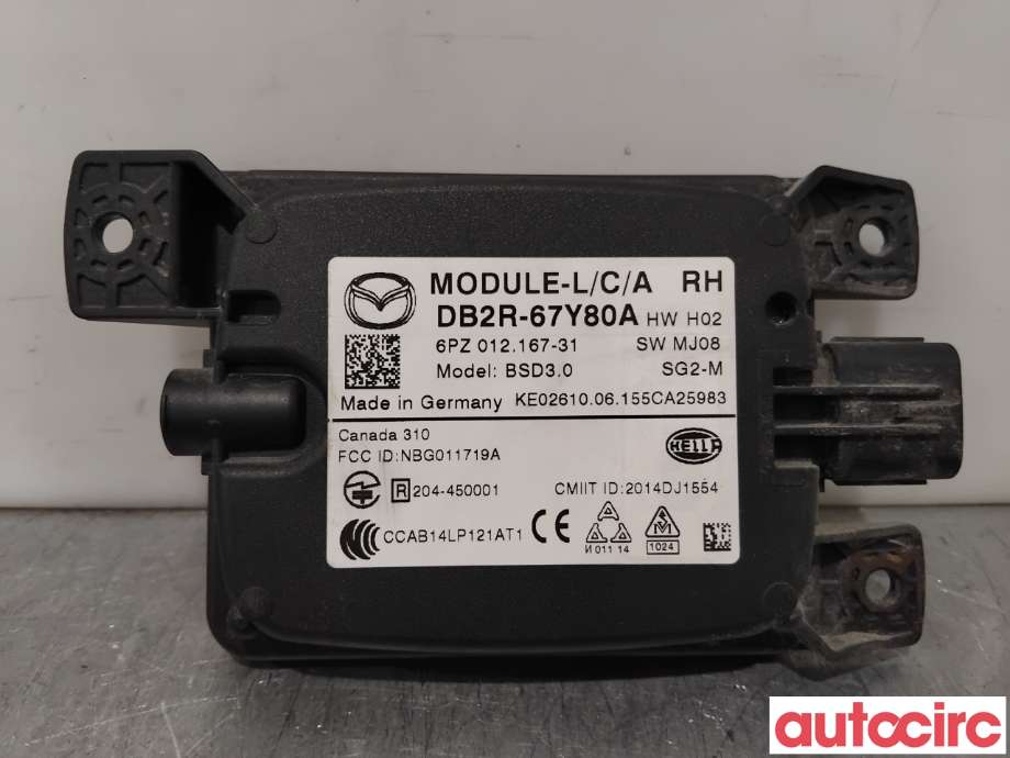 Sensor radar til Mazda CX-3 2015-2022  (MAZDA|DB2R-67-Y80C|6PZ012167-31|DB2R-67Y80A)