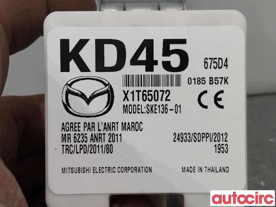 Styreenhet nøkkelfri/keyless til Mazda CX-3 2015-2022  (MAZDA|KD45-67-5D4A|SKE136-01|KD45675D4)