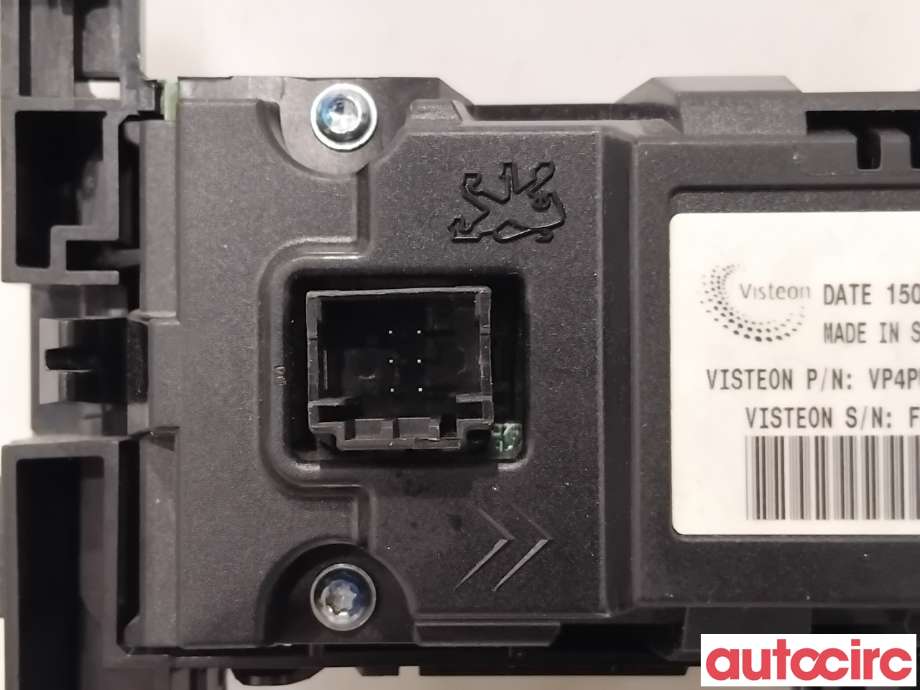 Varmeapparat betjening til Peugeot 407 2004-2010  (PEUGEOT|6451VW|VP4PUH-18C612-XA|96573322YP)