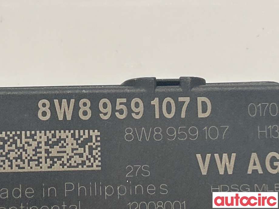 Styreenhet elektrisk bakluke til Audi e-tron 2018-->>  (AUDI|8W8959107D)