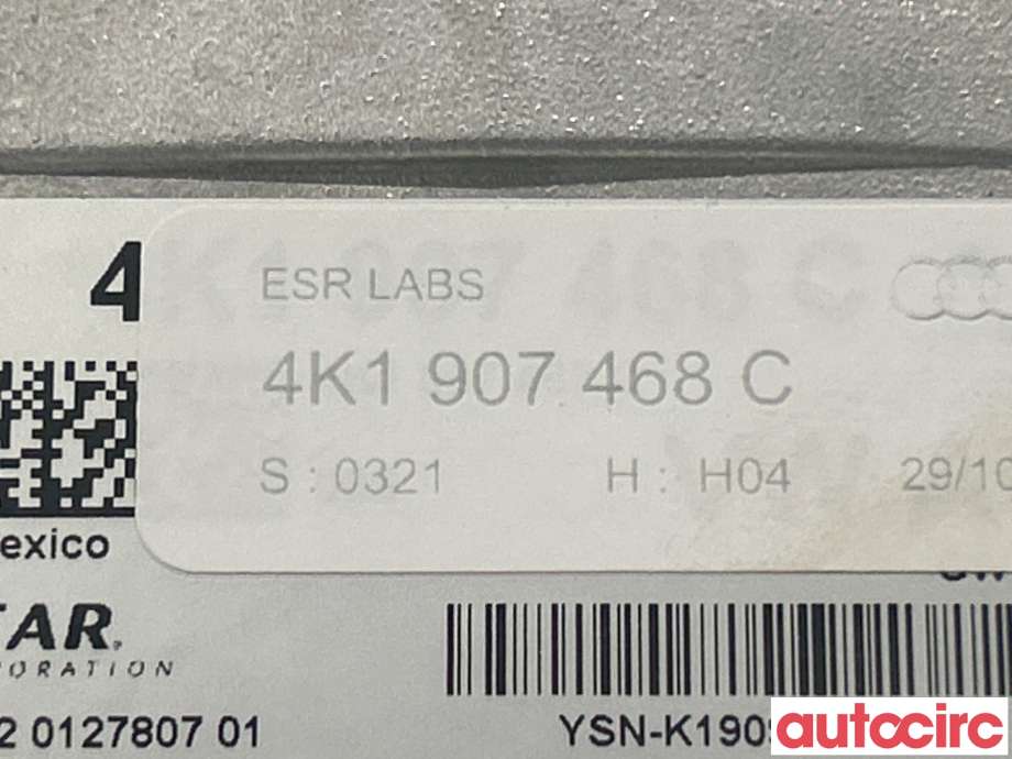 Styreenhet diverse til Audi e-tron 2018-->>  (AUDI|4K1907468C)