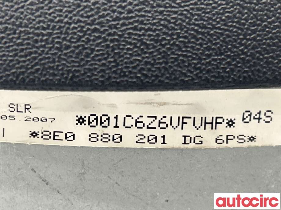 Airbag rattpute til Audi A4 2004-2008 (Type III) (B7) (B7) (AUDI|8E0880201CF)