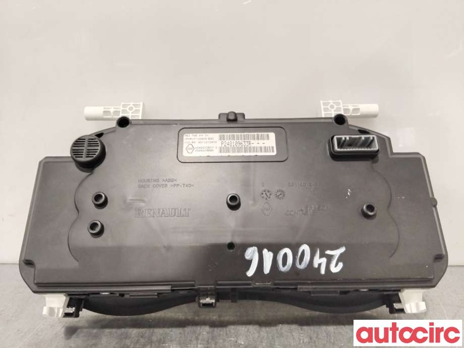Instrumentpanel til Renault Kangoo 2008-2021 (Type II)  (RENAULT|248109633R|NS42672857-D)