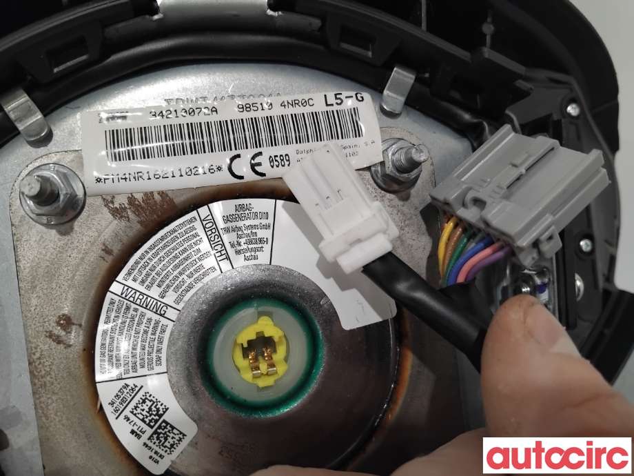 Airbag rattpute til Nissan Leaf 2011-2017 (Type I)  (NISSAN|985104NR0C|34210072A)