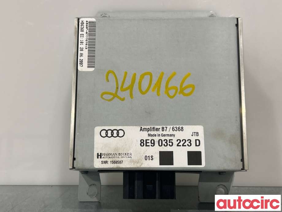 Bilstereo forsterker til Audi A4, 2004-2008 (Type III) (B7) (B7) (AUDI|8L0051225A)