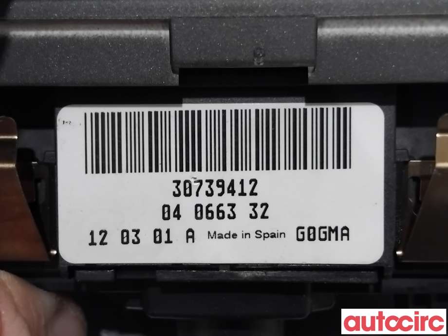 Bryter lys til Volvo XC60 2008-2013 (Type I, Fase 1)  (VOLVO|31443847||30739412)