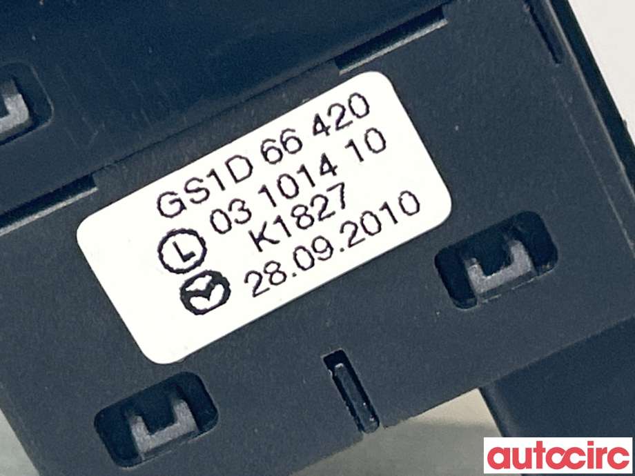 Bryter setevarme til Mazda 6 2010-2013 (Type II, Fase 2) (MAZDA|GS1D-66-420|GS1D66420)
