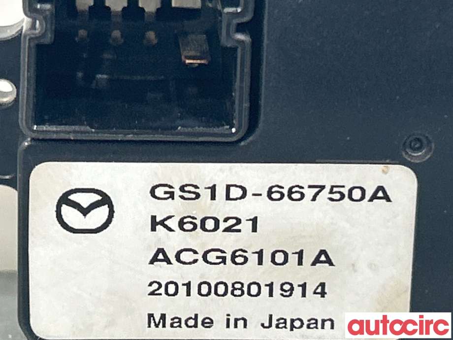 Rele diverse til Mazda 6 2010-2013 (Type II, Fase 2)  (MAZDA|GS1D-66-750A|GS1D66750A)