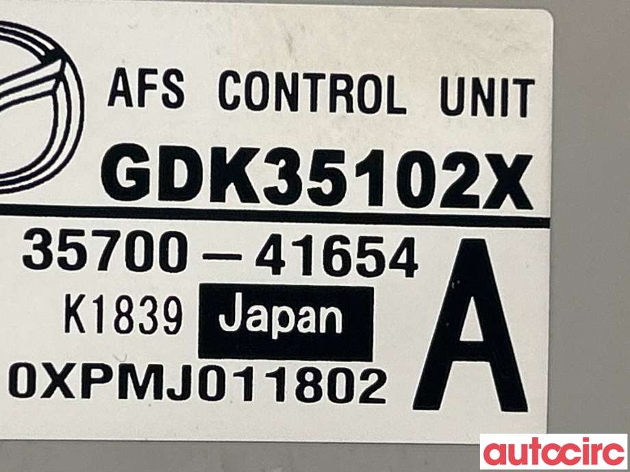 Styreenhet xenon/ballast til Mazda 6 2010-2013 (Type II, Fase 2)  (MAZDA|GDK3-51-02X|GDK35102X)