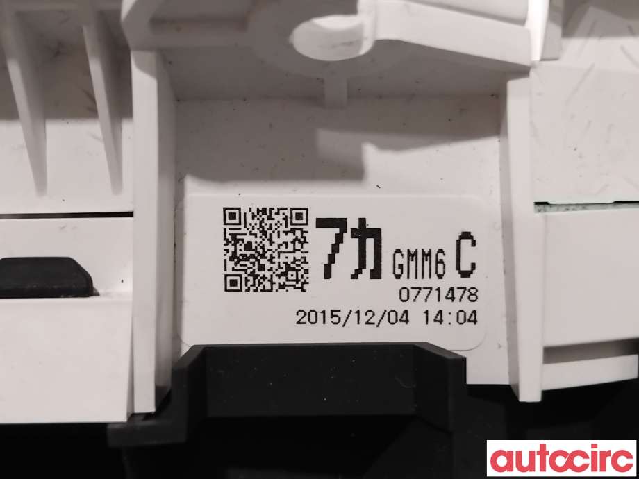 Instrumentpanel til Mazda 6 2015-2018 (Type III, Fase 2)  (MAZDA|GMM6-55-471C|)