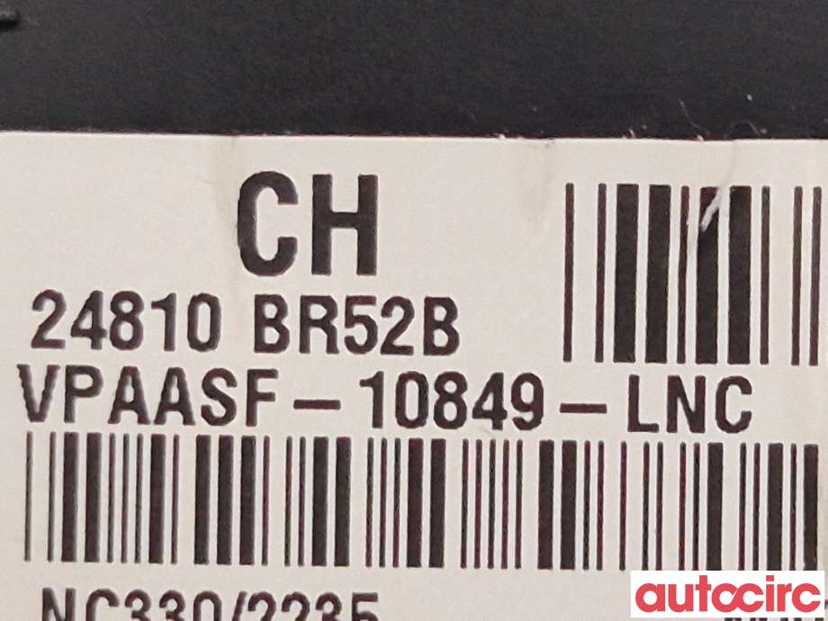 Instrumentpanel til Nissan Qashqai 2010-2014 (Type I, Fase 2)  (NISSAN|24810BR52B)