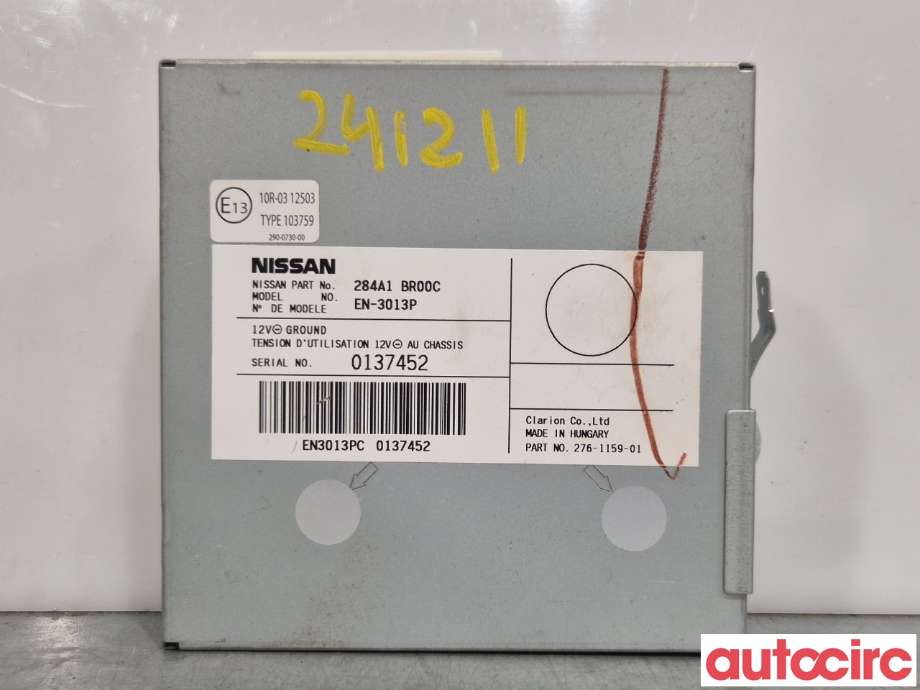 Styreenhet diverse til Nissan Qashqai 2010-2014 (Type I, Fase 2)  (NISSAN|284A1BR00C)