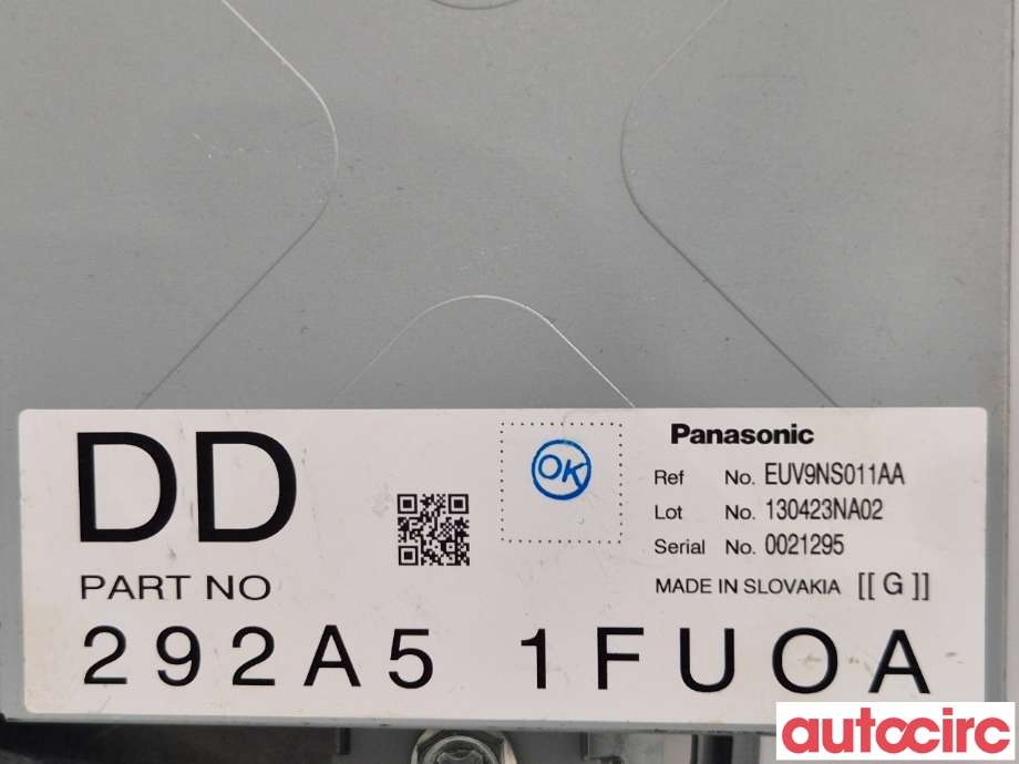 Styreenhet diverse til Nissan Qashqai 2010-2014 (Type I, Fase 2) (NISSAN|292A51FU0B|292A51FU0A)