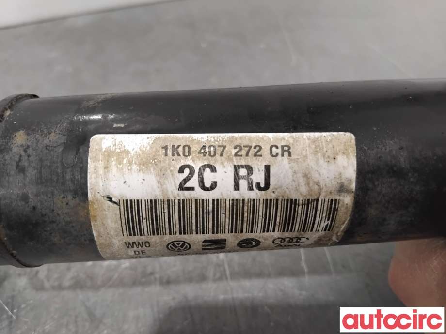 Drivaksel høyre foran til Škoda Superb 2008-2015 (Type II)  (SKODA|1K0407452TX|2CRJ|1K0407272CR)