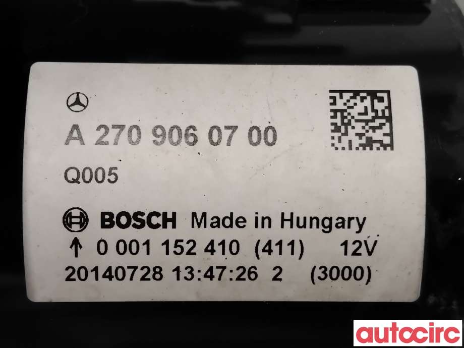 Starter til Mercedes CLA 2013-2019 (C117) (C117) (MERCEDES|A2709060700|0001152410)