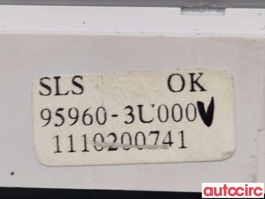 Multimedia display (MCU - Media Controller Unit) til Kia Sportage 2010-2016 (Type III)  (KIA|959603U000|)