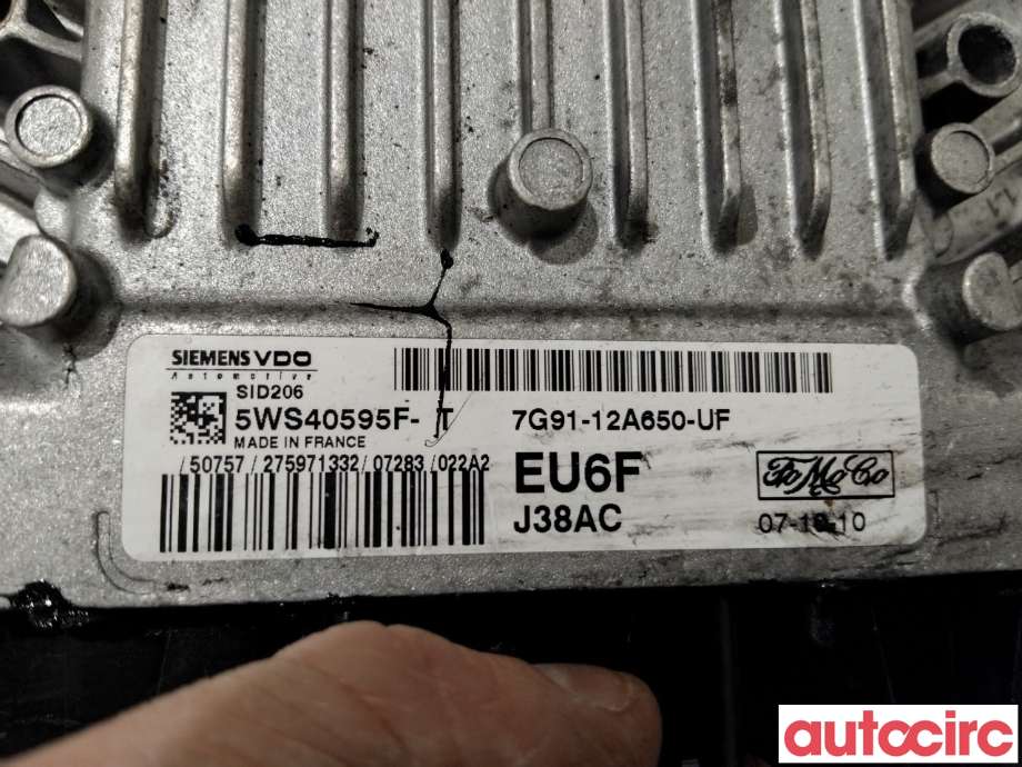 Styreenhet motor til Ford Mondeo 2007-2010 (Type IV, Fase 1)  (FORD|1561024|5WS40595F|7G91-12A650-UF)