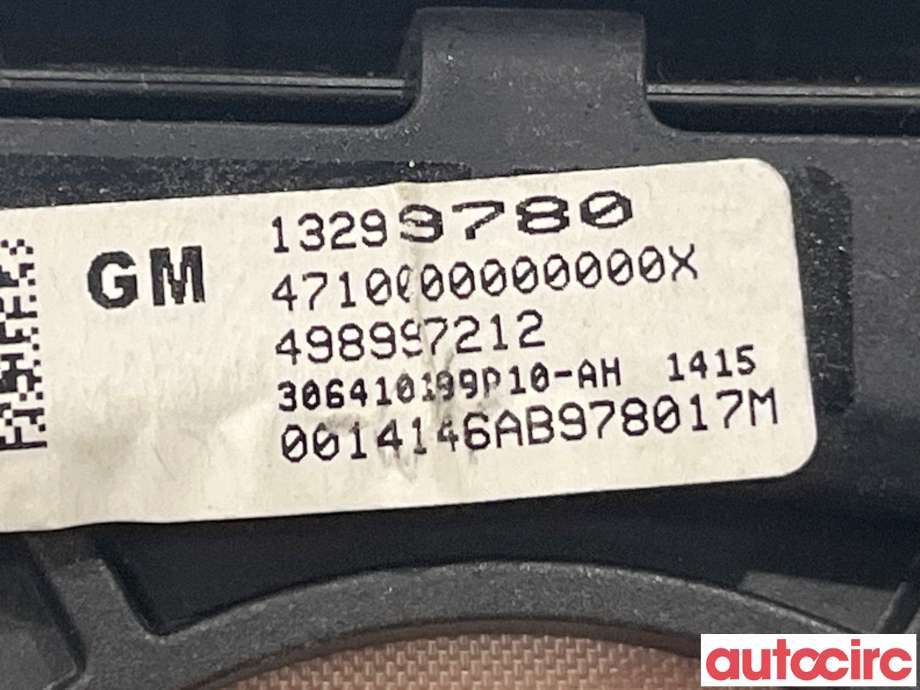 Airbag rattpute til Opel Astra J 2010-2015  (OPEL|39172523)